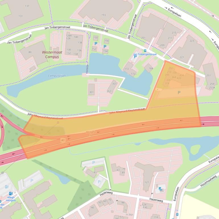 Kaart van postcodegebied 7559ST.