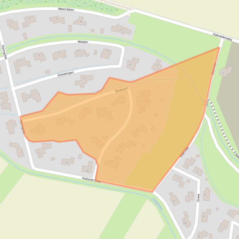 Kaart van postcodegebied 7559VG.