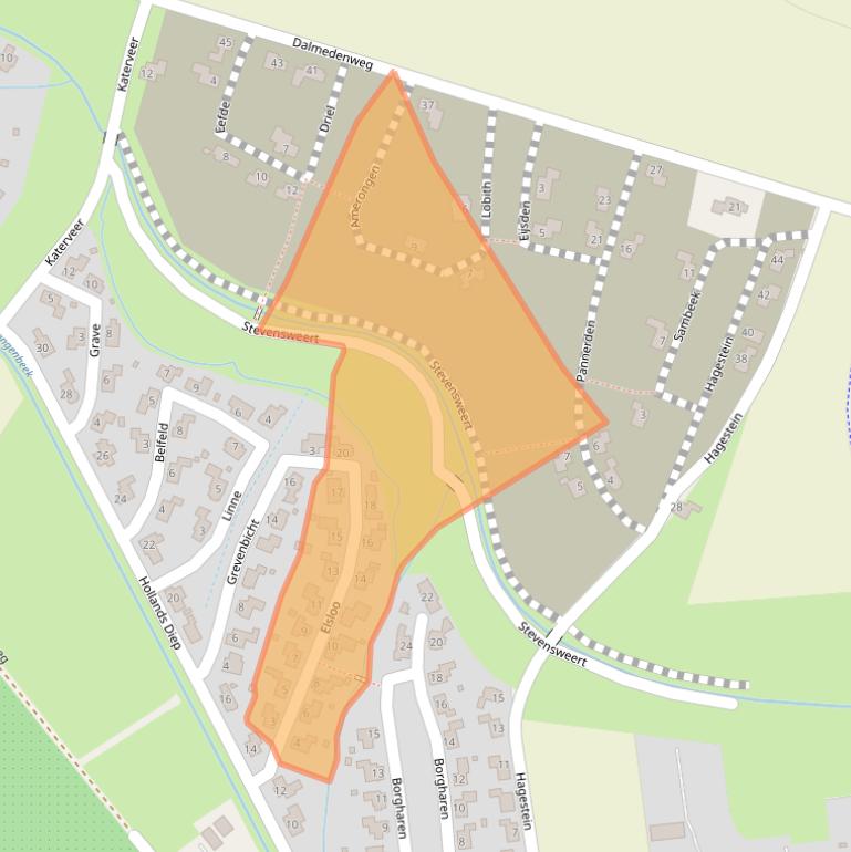 Kaart van postcodegebied 7559VN.