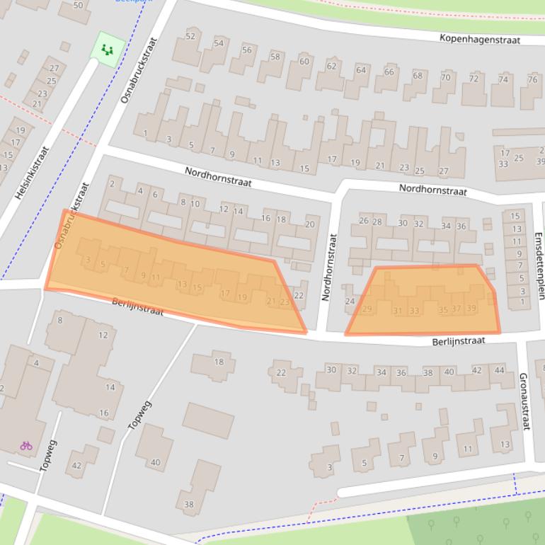 Kaart van postcodegebied 7559WE.