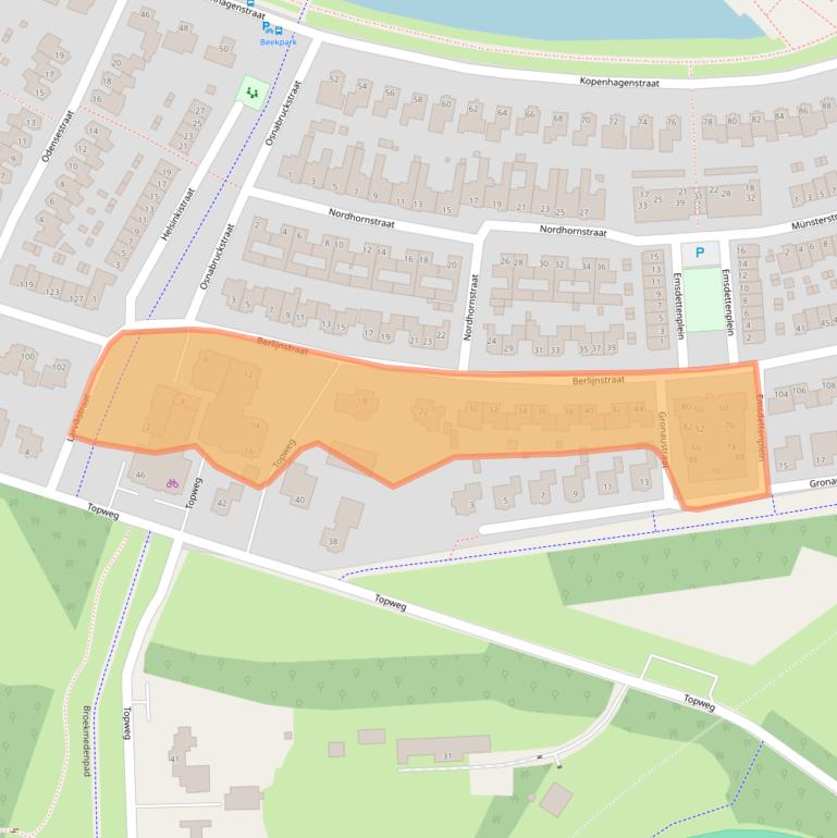 Kaart van postcodegebied 7559WH.