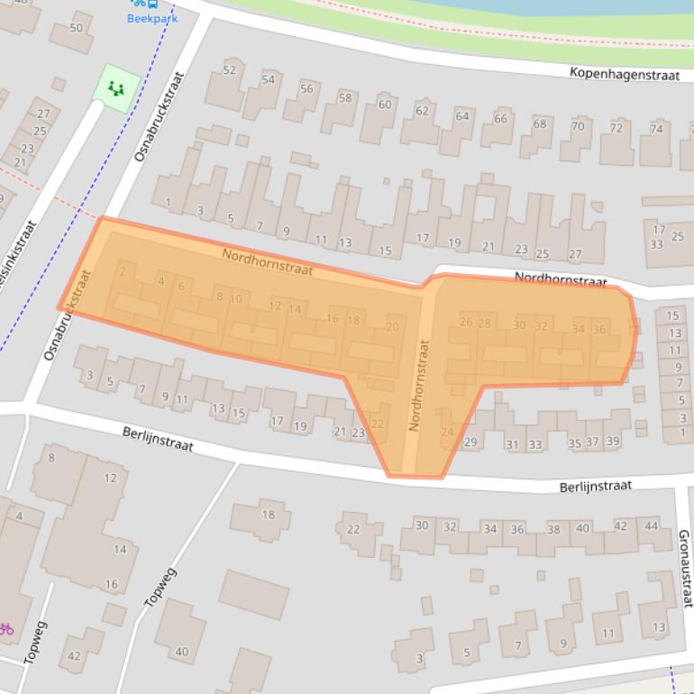 Kaart van postcodegebied 7559WS.