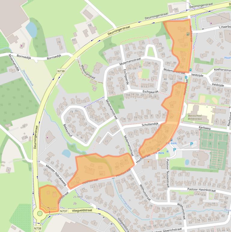 Kaart van postcodegebied 7561AC.