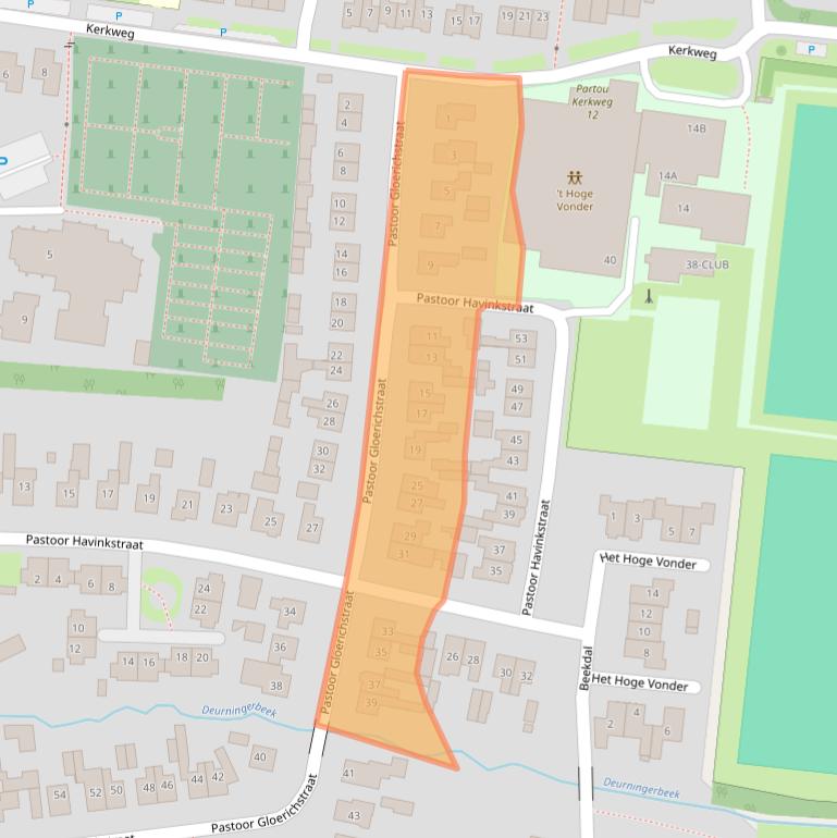 Kaart van postcodegebied 7561AJ.