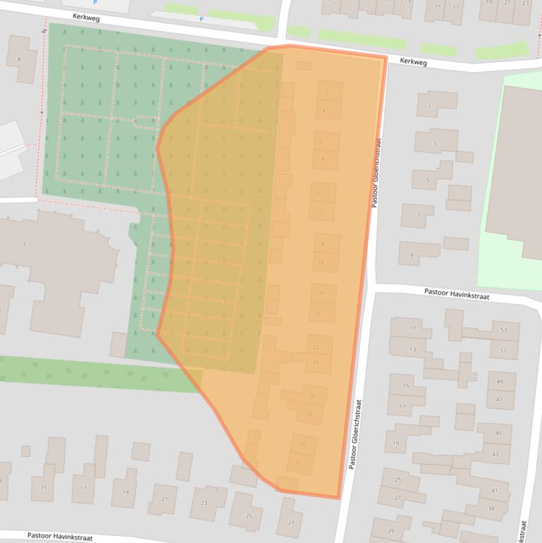 Kaart van postcodegebied 7561AL.