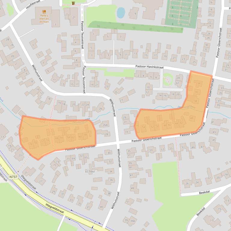 Kaart van postcodegebied 7561AM.
