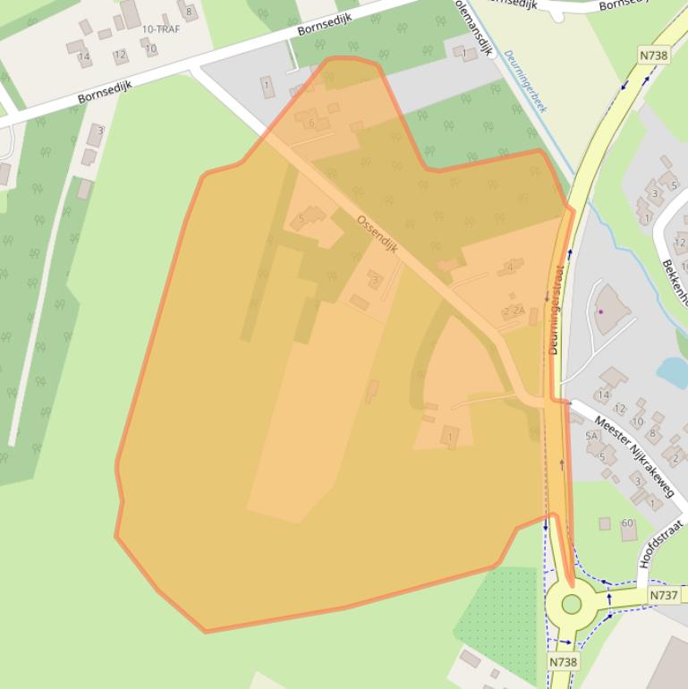 Kaart van postcodegebied 7561AP.