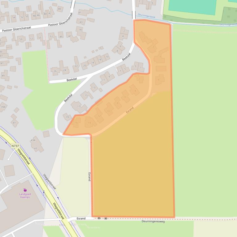 Kaart van postcodegebied 7561AZ.