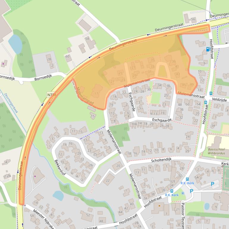 Kaart van postcodegebied 7561BC.