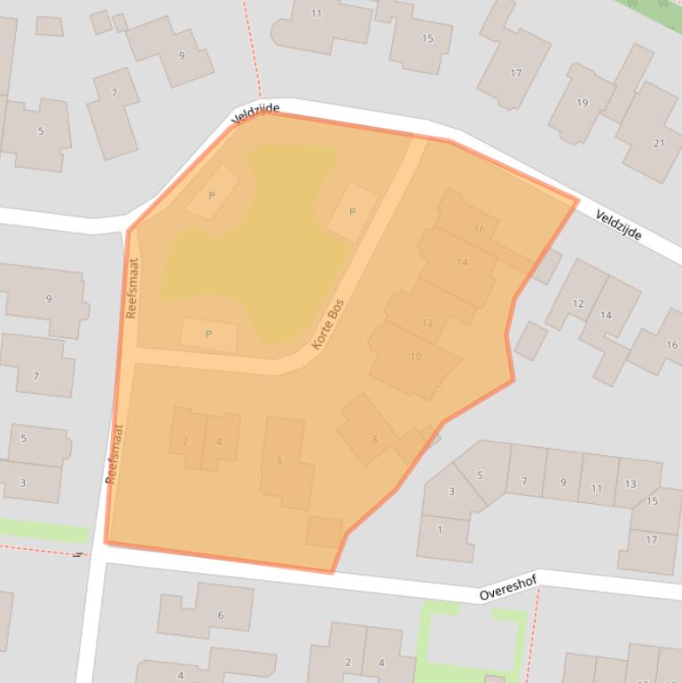 Kaart van postcodegebied 7561BG.