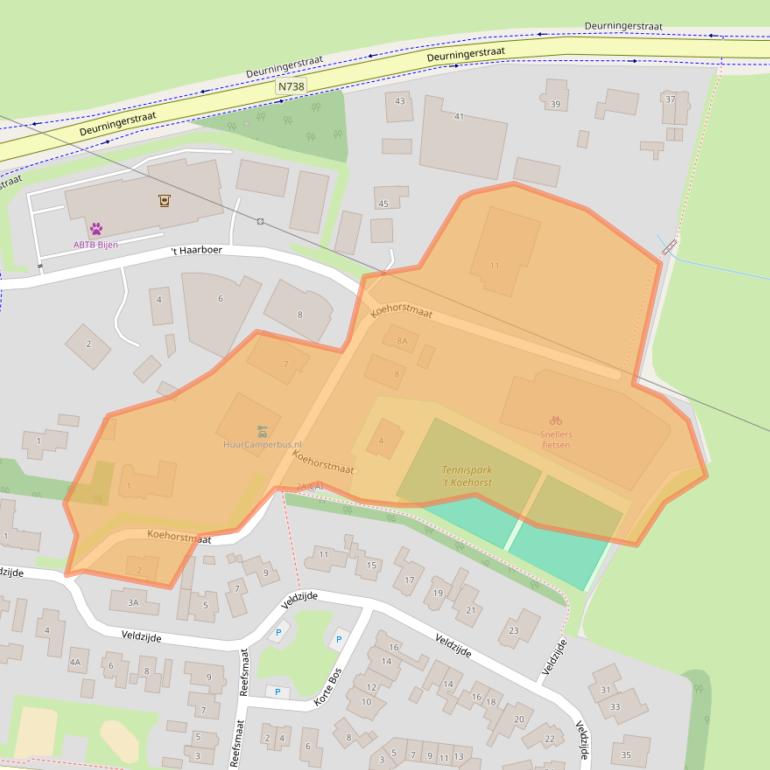 Kaart van postcodegebied 7561BM.