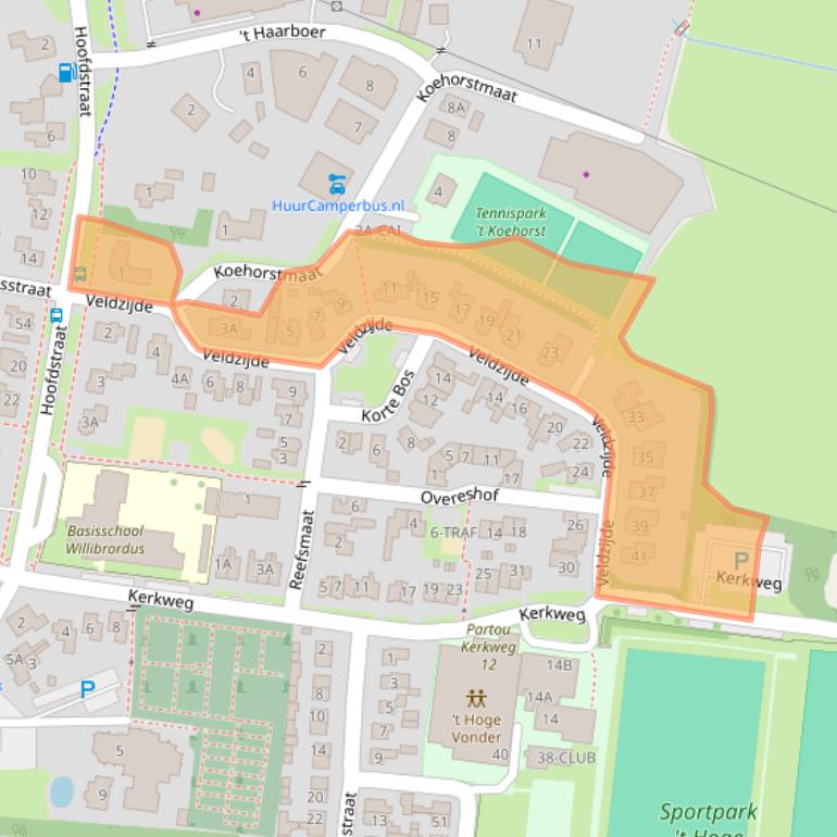 Kaart van postcodegebied 7561BT.