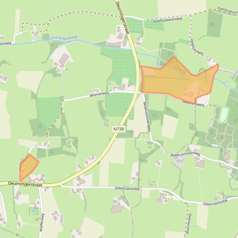 Kaart van postcodegebied 7561PM.