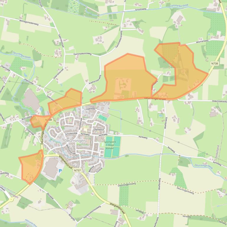 Kaart van postcodegebied 7561RP.