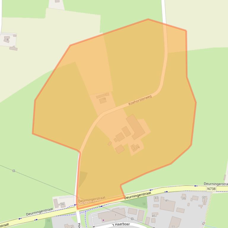 Kaart van postcodegebied 7561RR.