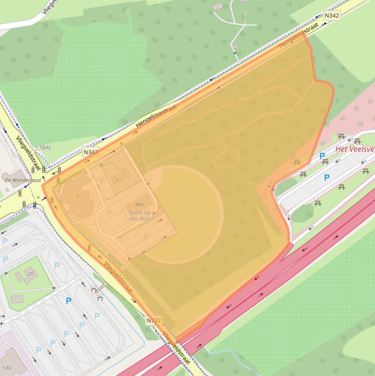 Kaart van postcodegebied 7561RT.