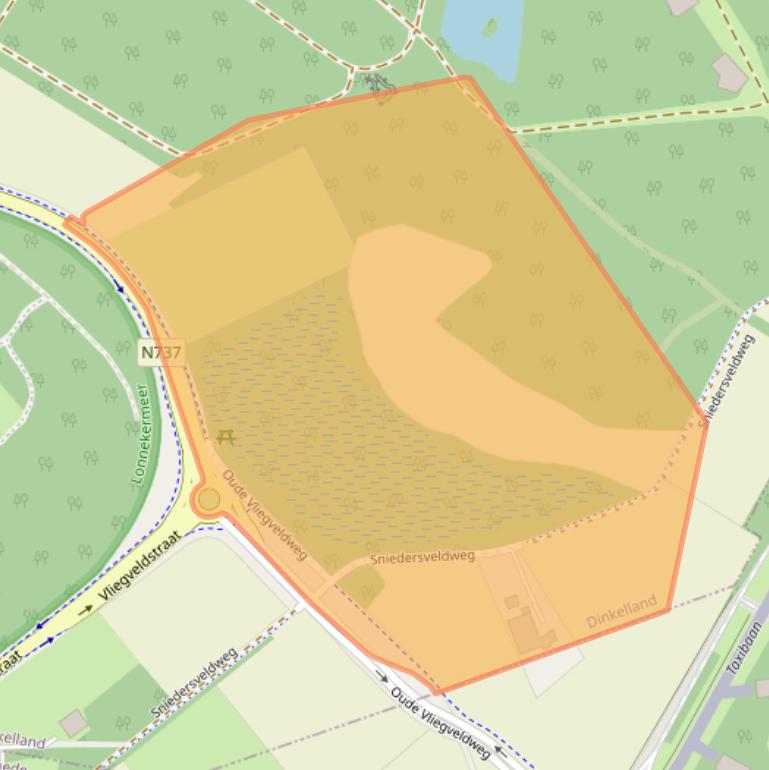 Kaart van postcodegebied 7561RW.