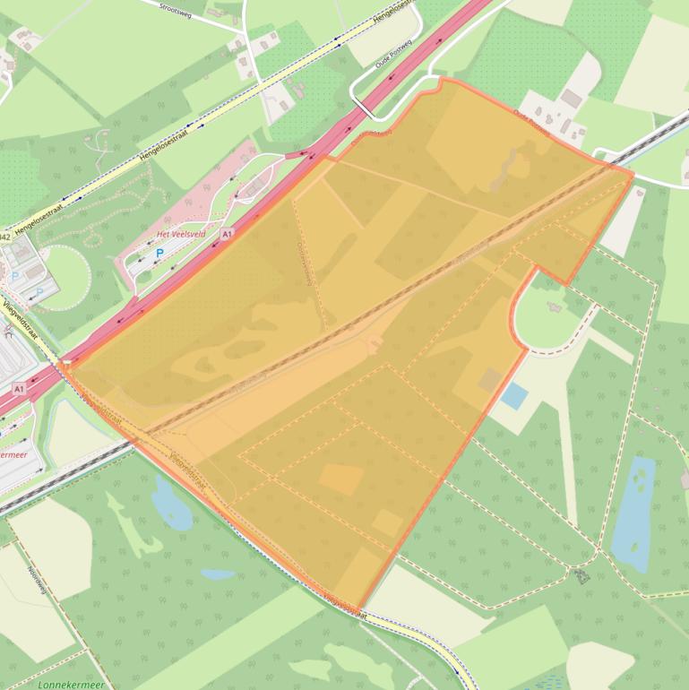 Kaart van postcodegebied 7561SC.