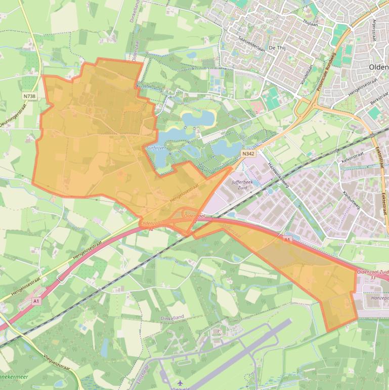 Kaart van postcodegebied 7562.