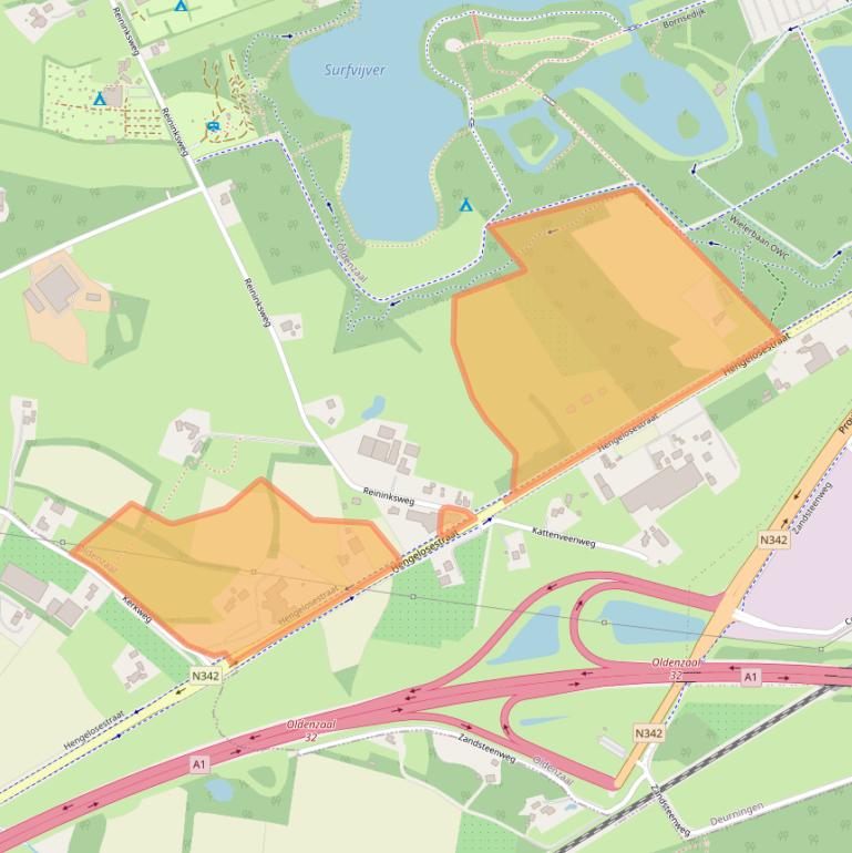 Kaart van postcodegebied 7562PK.