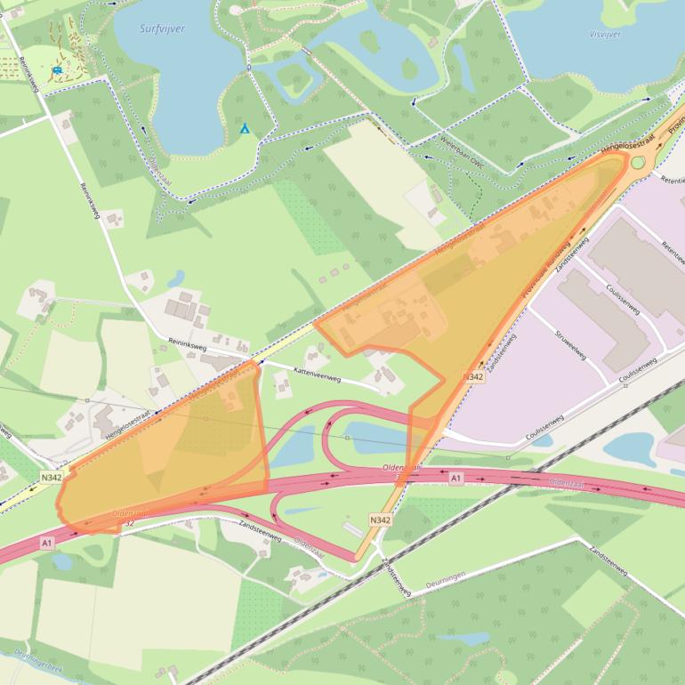 Kaart van postcodegebied 7562RA.