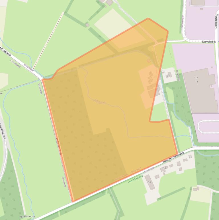 Kaart van postcodegebied 7562RH.