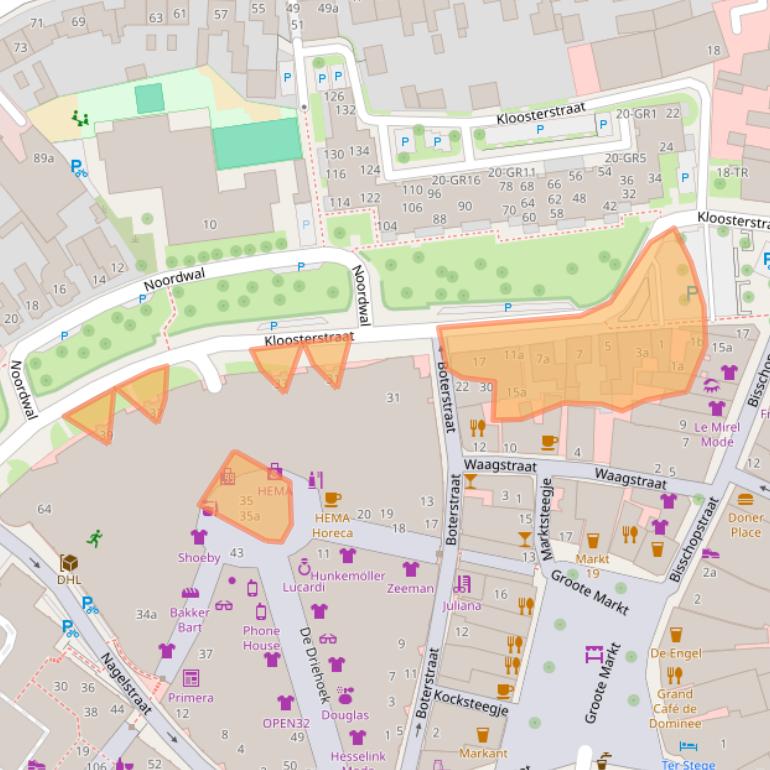 Kaart van postcodegebied 7571AH.
