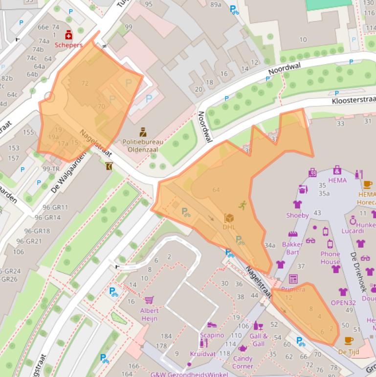 Kaart van postcodegebied 7571AJ.