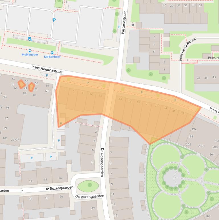 Kaart van postcodegebied 7571BP.