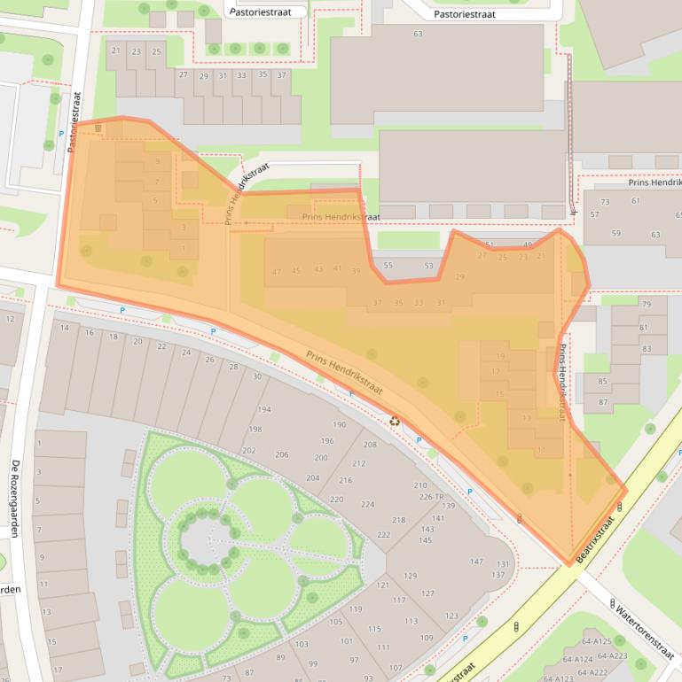 Kaart van postcodegebied 7571BR.