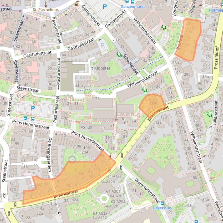 Kaart van postcodegebied 7571CA.