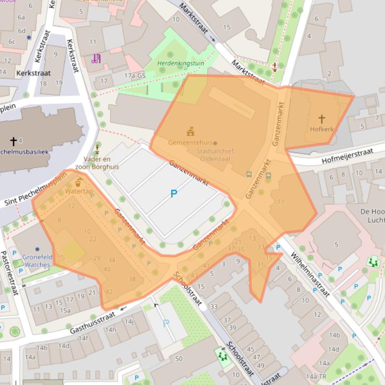 Kaart van postcodegebied 7571CD.