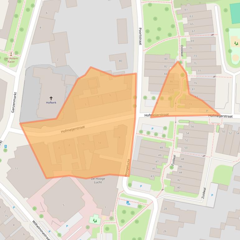 Kaart van postcodegebied 7571CH.
