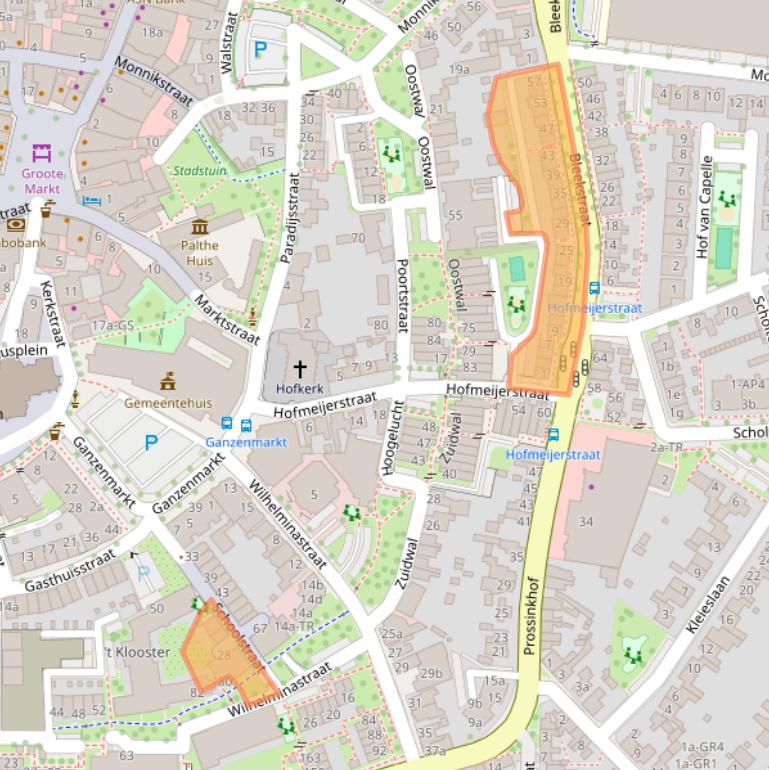 Kaart van postcodegebied 7571CK.