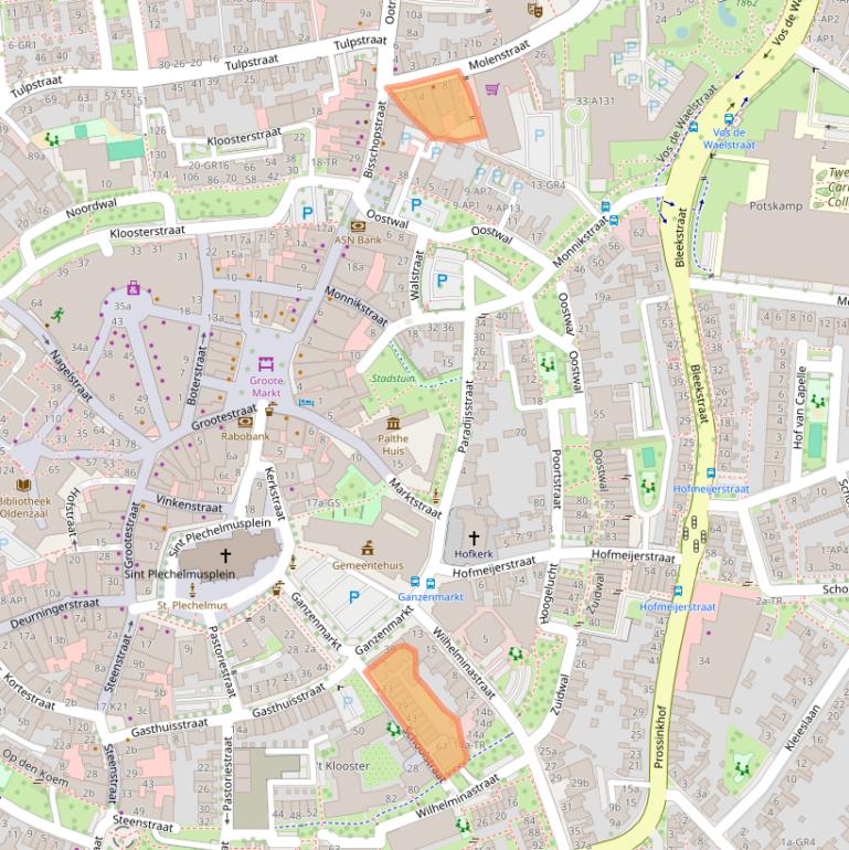 Kaart van postcodegebied 7571CM.