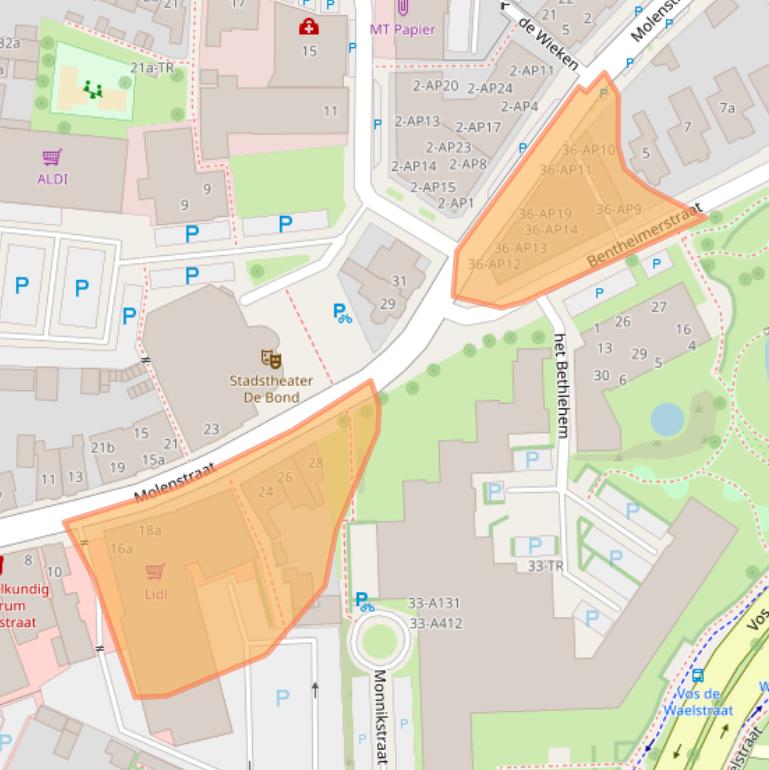 Kaart van postcodegebied 7571CN.