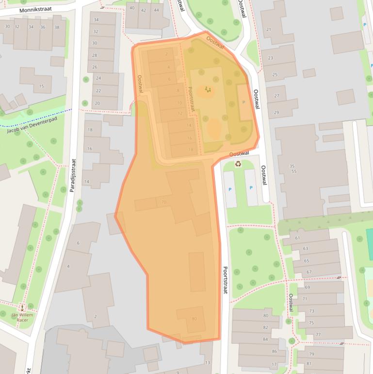 Kaart van postcodegebied 7571CS.