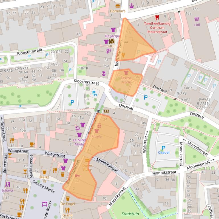 Kaart van postcodegebied 7571CZ.