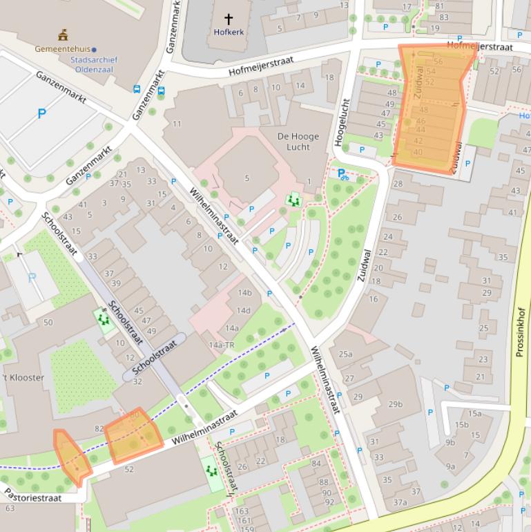 Kaart van postcodegebied 7571DJ.