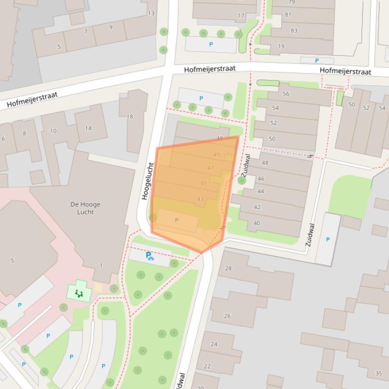 Kaart van postcodegebied 7571DK.
