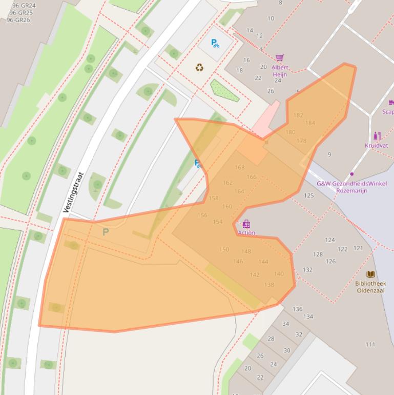 Kaart van postcodegebied 7571DS.