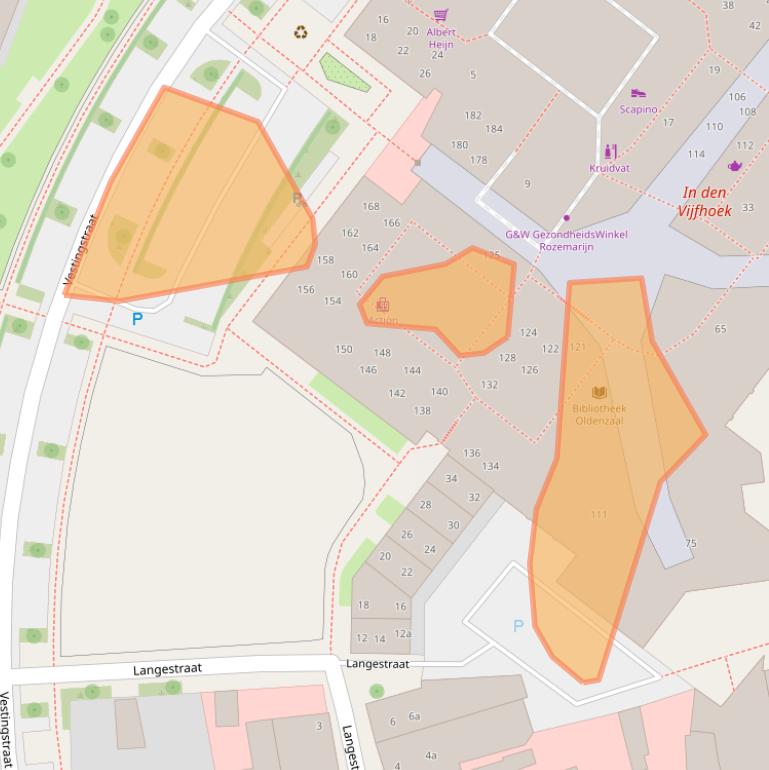 Kaart van postcodegebied 7571DW.