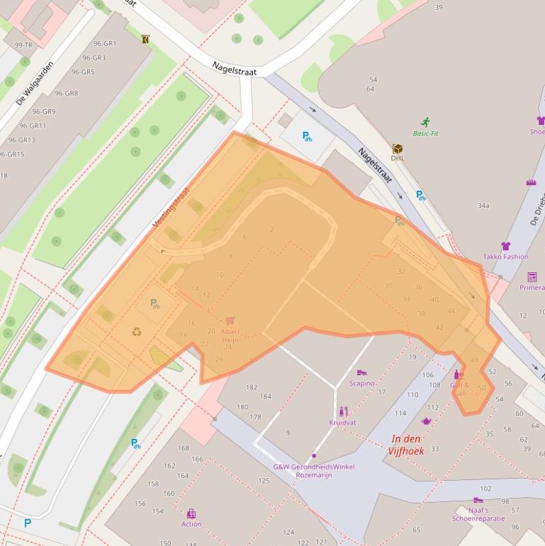 Kaart van postcodegebied 7571DX.