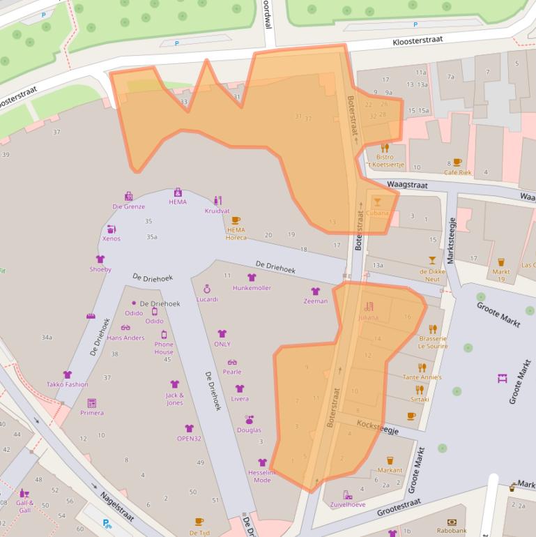 Kaart van postcodegebied 7571EB.