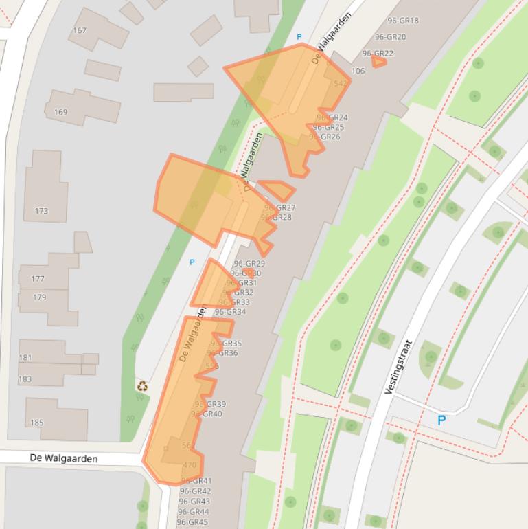 Kaart van postcodegebied 7571GE.