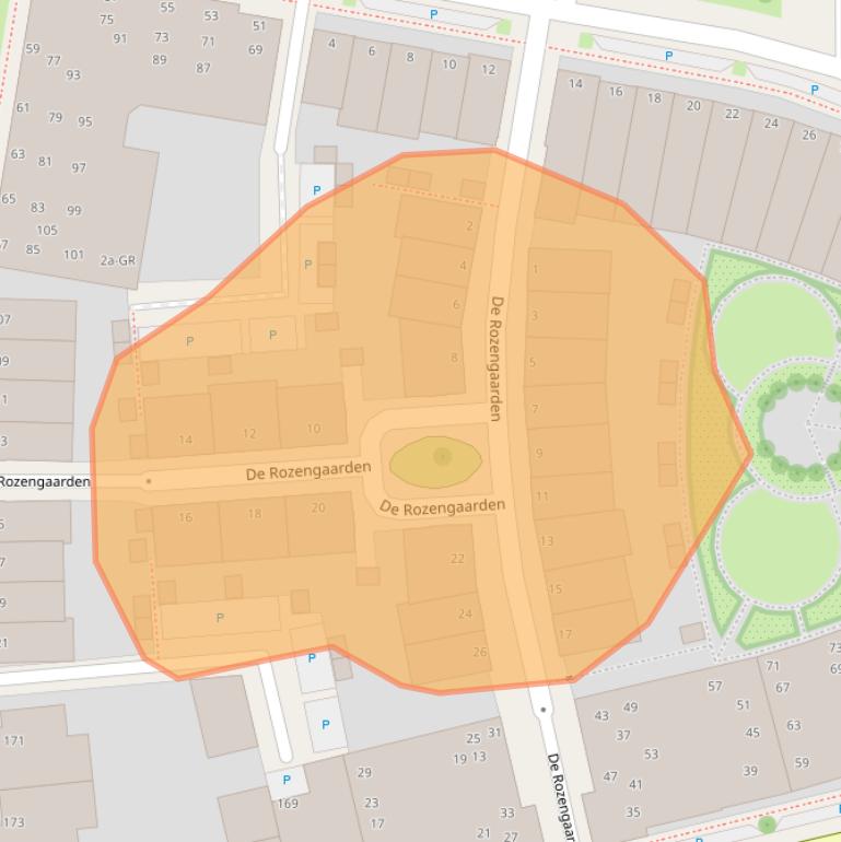Kaart van postcodegebied 7571JA.