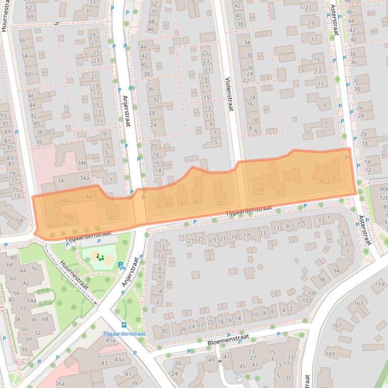 Kaart van postcodegebied 7572AH.