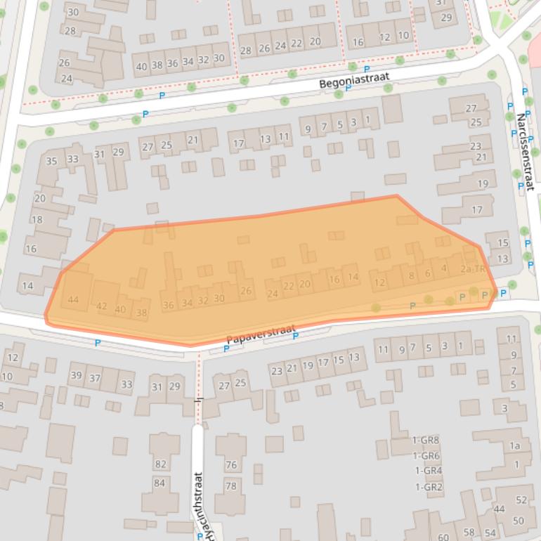Kaart van postcodegebied 7572AR.