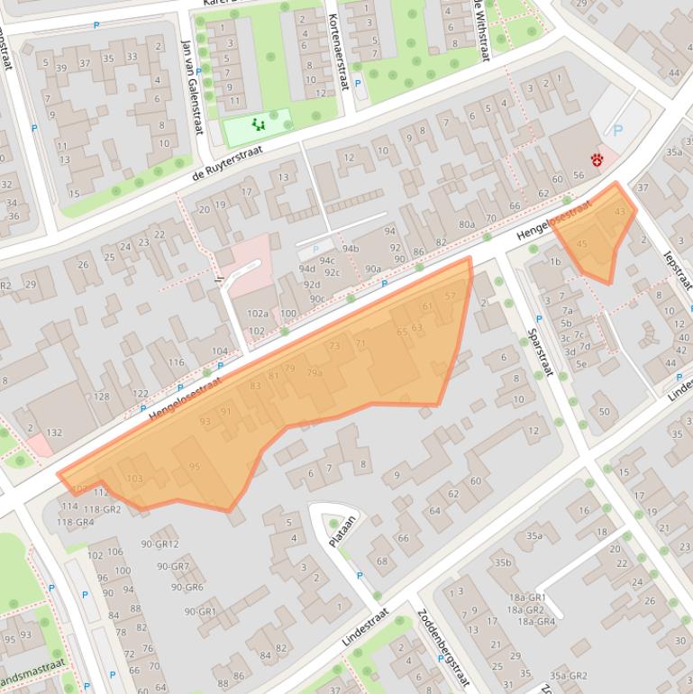 Kaart van postcodegebied 7572BN.