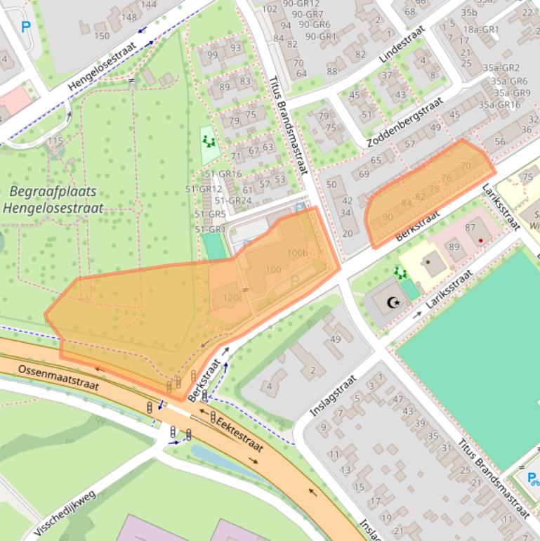 Kaart van postcodegebied 7572CD.